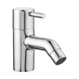 Pillar Cock Faucet/Tap with Chrome Finish | Water tap for Bathroom/Bathroom wash Basin tap