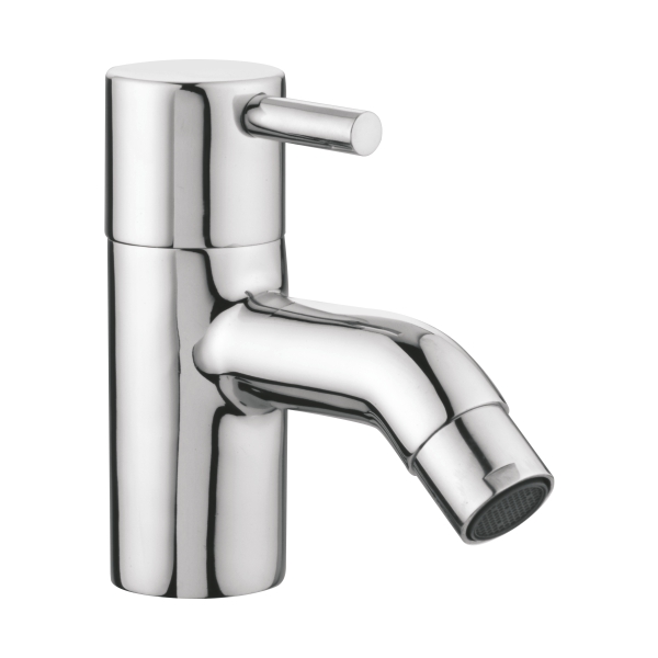 Pillar Cock Faucet/Tap with Chrome Finish | Water tap for Bathroom/Bathroom wash Basin tap