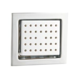 4” x 4” (100x100mm)  Square Aqua Tile Full Brass  with 360 Degree Rotation