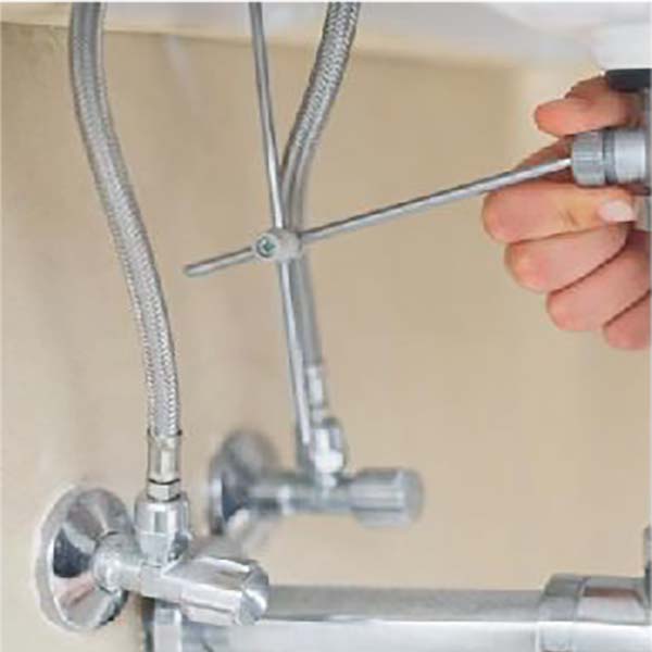SS AISI 304 15mm EPDM Braided  Connection 24” with Brass Nut (for Hot & Cold Water 600mm)