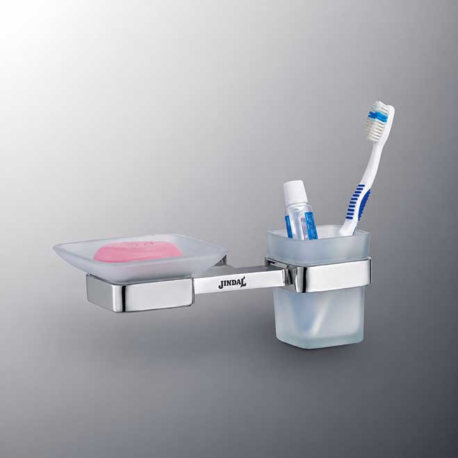 Tumbler with Soap Dish 2 in 1