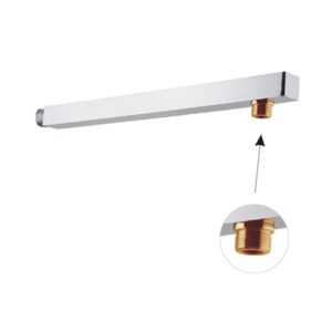 Square Shower Arm SS Brass Thread  (24”x1”)