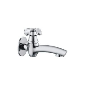 2 Way Bib Cock with Wall Flange