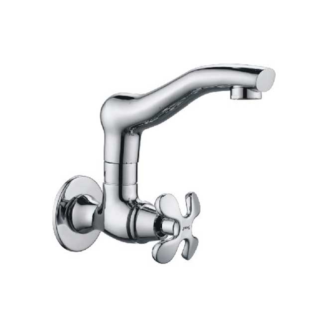 Sink Cock with Swinging Spout