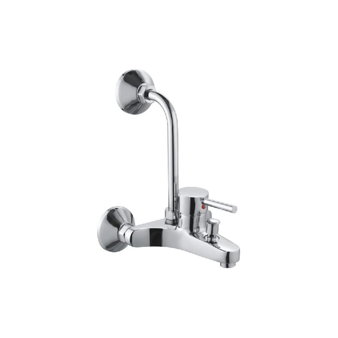 Single Lever Wall Mixer with Bend