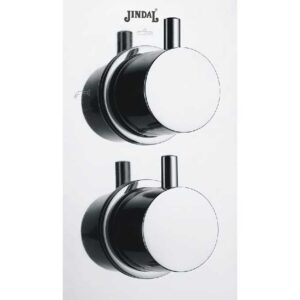 3 Way Thermostatic Divertor with Round Knob
