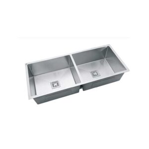 Handmade Double Bowl Sink Stainless Steel 37” x 18” x 9” Inch Kitchen Sink